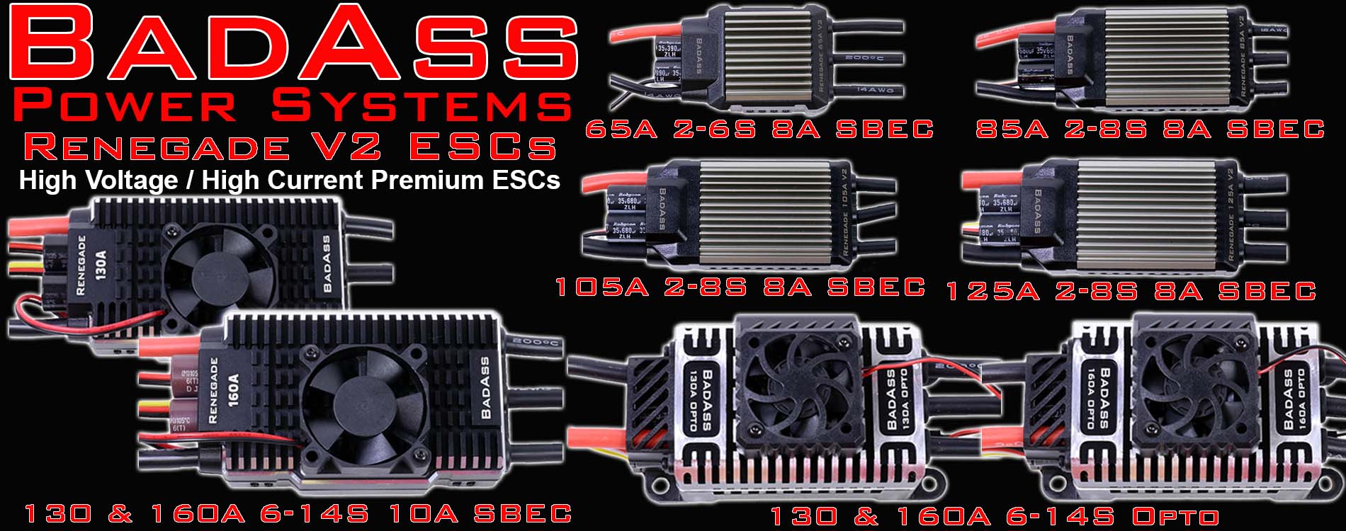 Renegade V2 ESCs