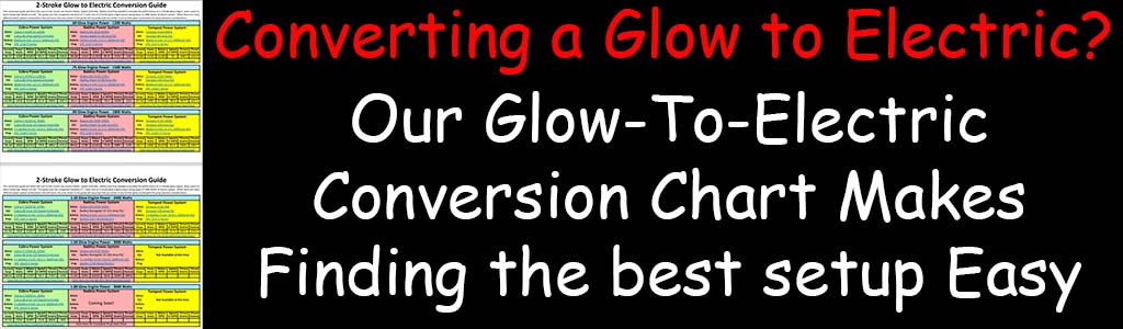 Glow to Electric Conversion Chart